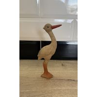 Игрушка СССР Аист пищалка, резина, клеймо Красный треугольник