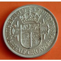 Южная Родезия. 1/2 кроны 1937. Редкость!