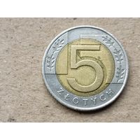 Польша 5 злотых, 2015г. (U-)