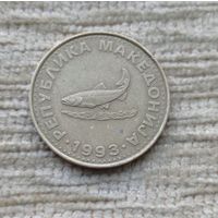 Werty71 Македония 2 денара 1993 рыба Форель динара