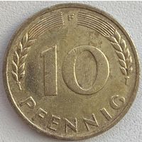 Германия 10 пфеннигов 1950 г. J