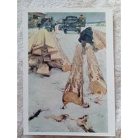 Соцреализм. Шумилов. Сельская новостройка