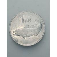 Исландия 1 крона  1984 года .