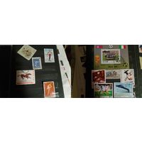 Марки почтовые. Спорт