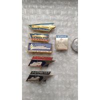 Значки СССР речфлот, 6 шт.