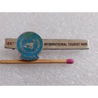 Знак ООН. Первая международная туристическая выставка, 1967 г. тяжёлый