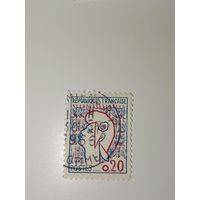 Франция год 1961 год Стандарт Марианна (новй тип)