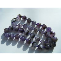 Бусы натуральный камень АМЕТИСТ. 50см.