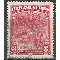 Британская Гвиана. Добыча золота. 1934г. Mi#158.
