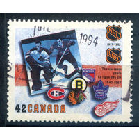 Канада - 1992г. - хоккей - 1 марка - гашёная [Mi 1326]. #3-WB-96-B-2