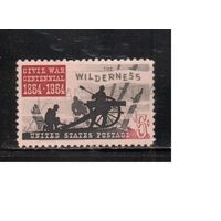 США-1964, (Мих.859),  **   , Гражданская война (одиночка)
