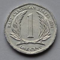 Восточные Карибы, 1 цент 2004 г.