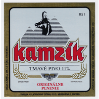 Этикетка пива Kamzik Словакия П718