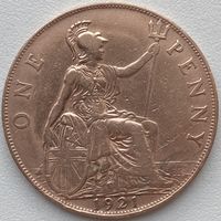 Великобритания 1 пенни 1921 г.