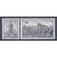 [558] Чехословакия 1955. Архитектура.Карлов мост. MNH. Кат.12 е.