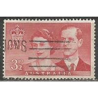 Австралия. Королевская пара. 1954г. Mi#242.