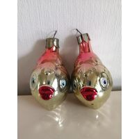 Рыбки. Елочные игрушки СССР лотом