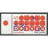 Германия. 800 лет г.Дессау. 2013г. Mi#3019.