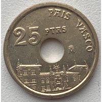 Испания 25 песет 1993 г. Страна Басков