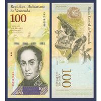 Венесуэла, 100000 боливаров 2017 г., P-100b, UNC