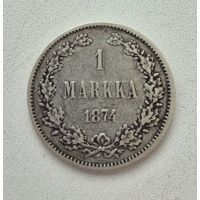 1 МАРКИ 1874 ФИНЛЯНДИЯ ВЕЛИКОЕ КНЯЖЕСТВО