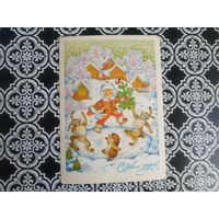 Открытка СССР 1985 год. Прошла почту. О.Жукова .Состояние на скане.