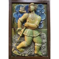 Нестеревский Н.Л. Керамическое панно. Размер 90х60см.