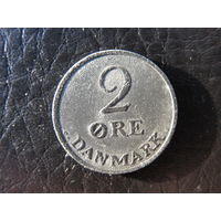 Дания. 2 эре.1966. С 20 копеек. Распродажа коллекции. Смотрите другие лоты.