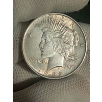 1 доллар США 1922г.Мирный доллар.Отличный.Остатки ШБ.