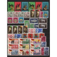 ГДР.ПОЧТИ ПОЛНЫЙ(без блоков) ГОДОВОЙ  КОМПЛЕКТ ЧИСТЫХ МАРОК 1965г.(без наклеек и следов от них,с родным клеем)! Плюс добавлены некоторые  гашеные серии!