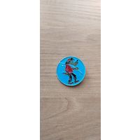 Значок. Ну, Погоди! Волк с удочкой. САЗ