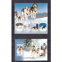 Сан Томе и Принсипи 2014 Фауна домашние собаки - 1 лист + 1 блок MNH**