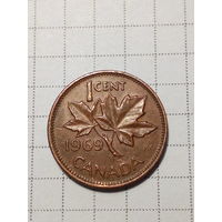 1 цент Канада 1969 год