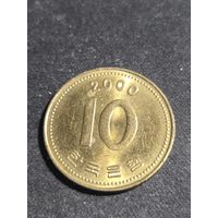 10 вон 2000 Южная Корея