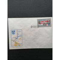 Польша 1989 КПД с маркой "Открытие дома зарубежной Польши" (спецгашение) Mi.3205 каталог 1.00 евро