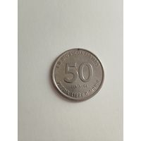 50 сентаво Никарагуа. Редкая.
