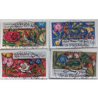 Западный Берлин. 1985г. Флора. Искусство.