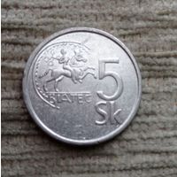 Werty71 Словакия 5 крон 1993 Всадник