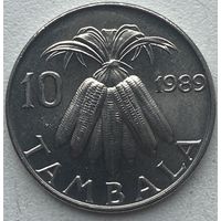 Малави 10 тамбала 1989 г.