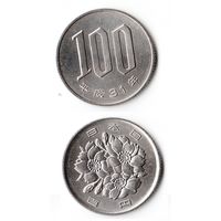 100 йен Япония 2019 года