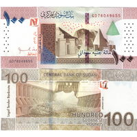 Судан 100 фунтов 2019 год UNC