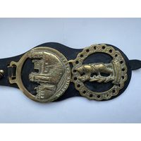 Медальоны Warwick, латунь, Англия.