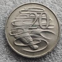 Австралия 20 центов  1966 г.