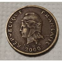 Французская Полинезия 100 франков, 2000 (14-3-8)