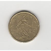 20 евроцентов Франция 2009 Лот 8623