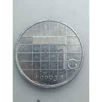 Недерланды 1 гульден 1993 года .