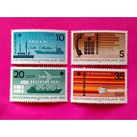 ГДР. Всемирный год связи. ( 4 марки ) 1983 года. 1-20.