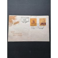 Польша 1956 КПД с полной серией марок "50 лет со дня кончины Яна Дзержона" (спецгашение) Mi.982-983 каталог 3.00 евро