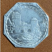 Германия Нюрнберг нотгельд 20 пфеннигов 1919 год Мост палача. трамвайный жетон