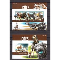 Сан Томе и Принсипи 2015 Фауна домашние собаки - 1 лист + 1 блок MNH**